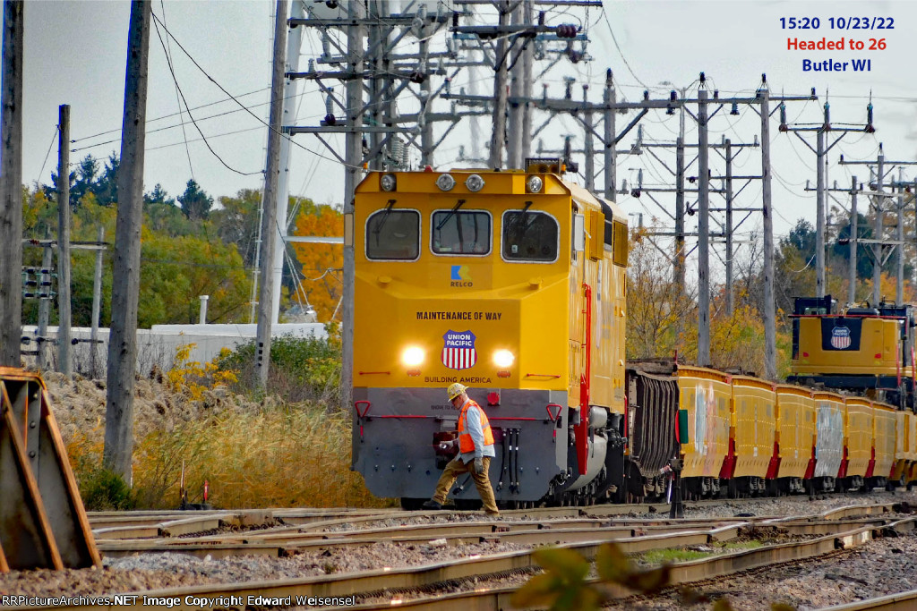 Verifying the route toward track 26